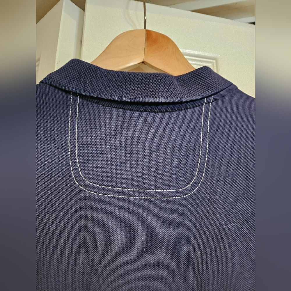 TOMMY BAHAMA Emfielder Island Zone Polo Navy Blue MEDIUM Short Sleeve - Picture 11 of 12